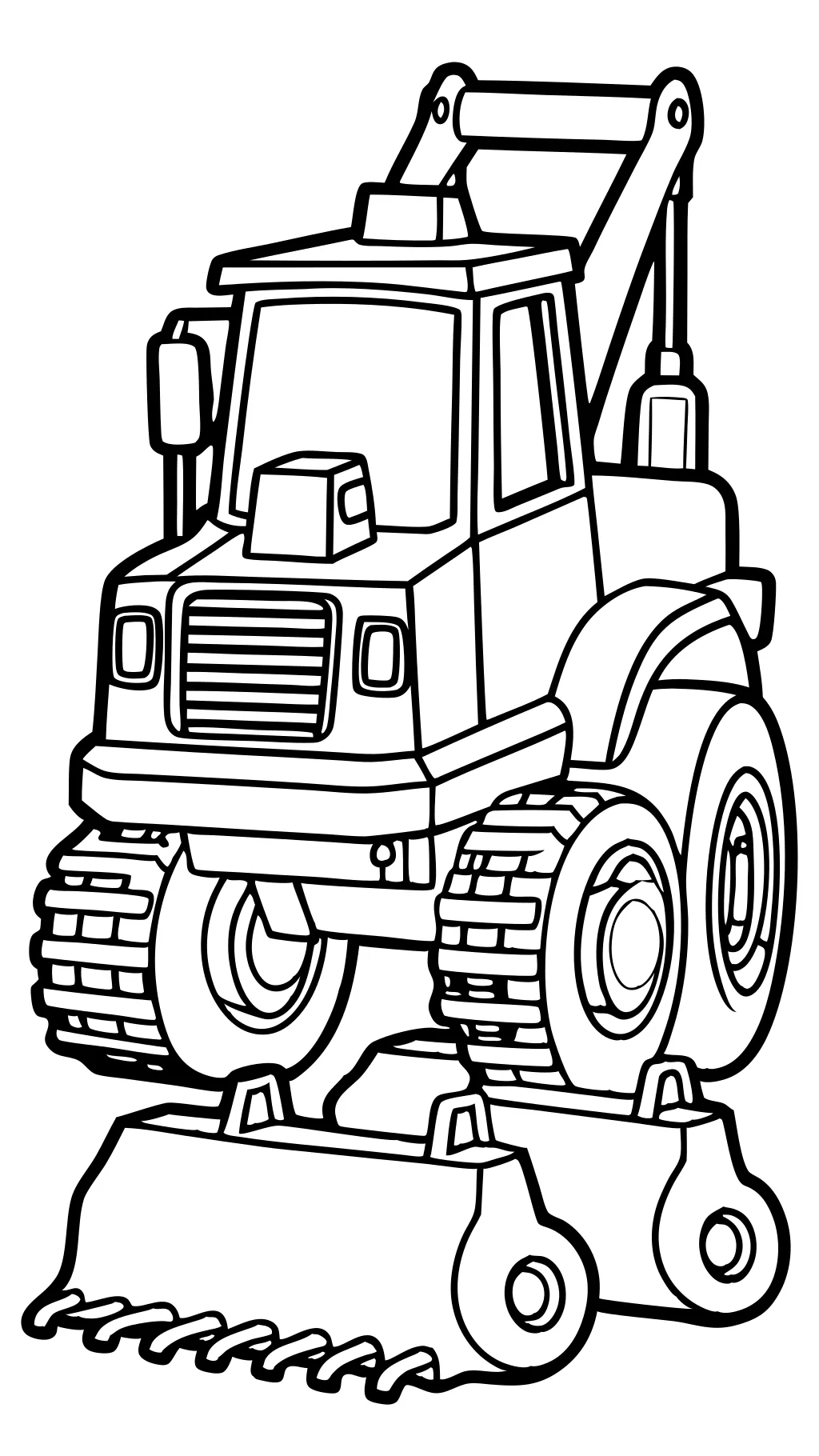 heavy equipment coloring pages